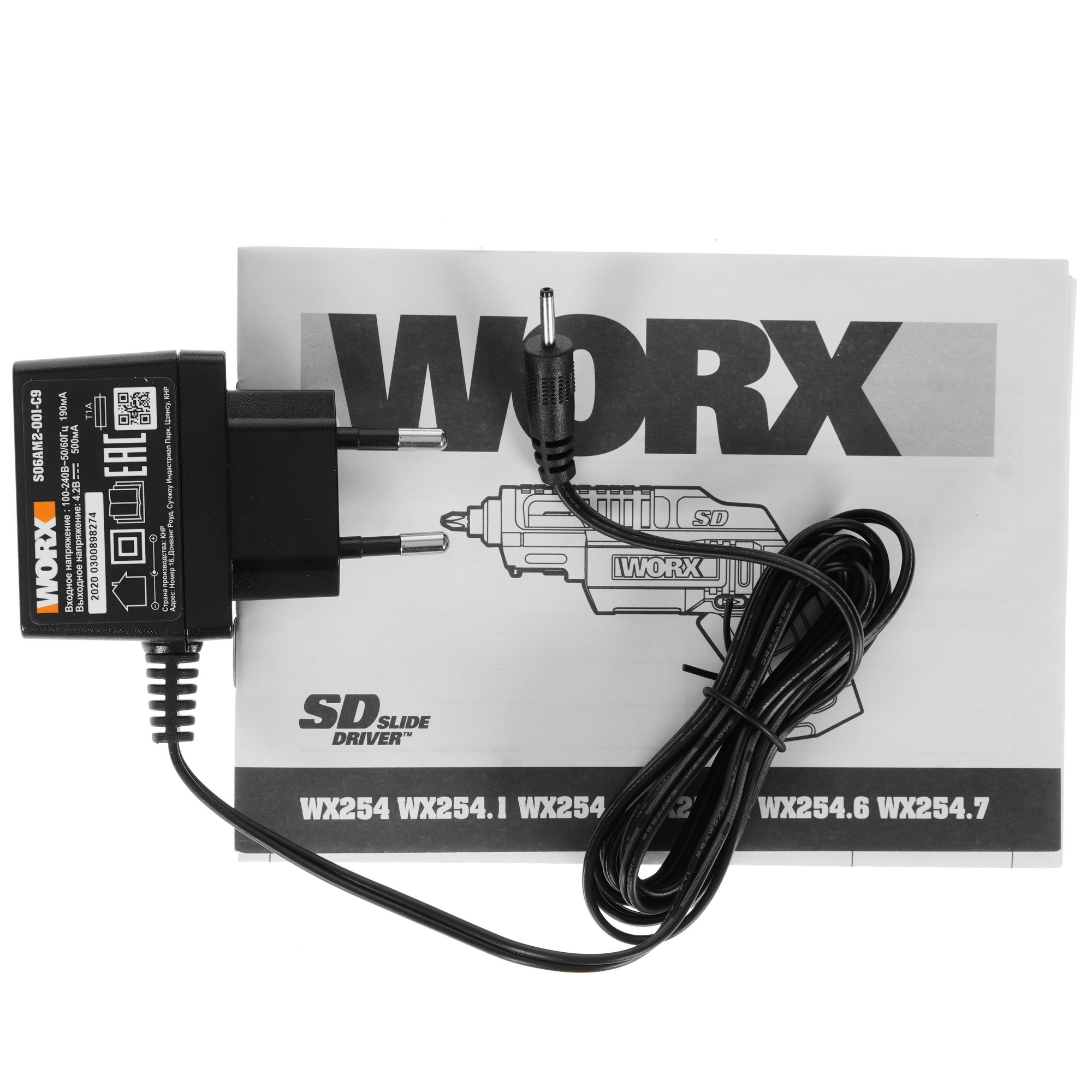 Аккумуляторная отвертка Worx SD Slide Driver WX254.4 4791673 STDN-0015503 - Вид №6