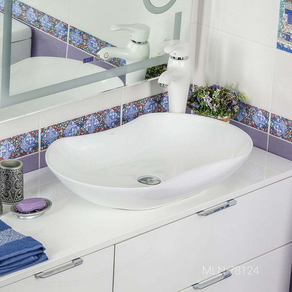 Накладная раковина melana mln-78124 78124-805 - Вид №2