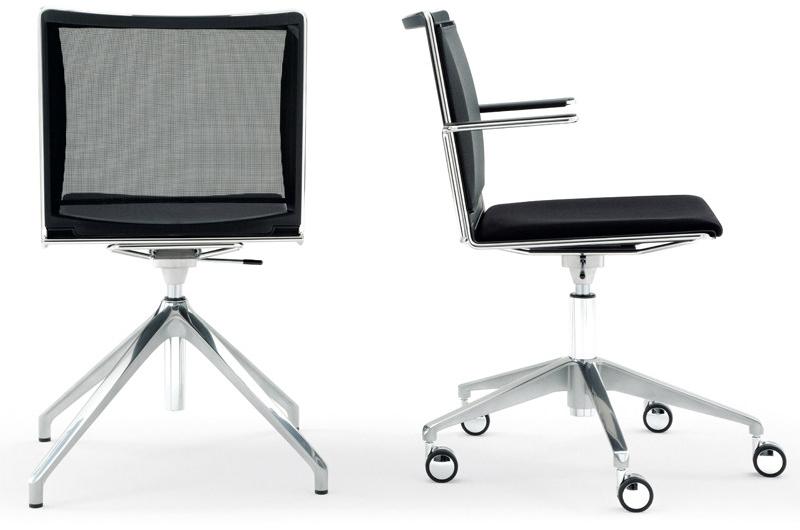 Diemmebi Регулируемое по высоте офисное кресло с 5 спицами и колесами S’mesh sun-id-1465000 - Вид №1