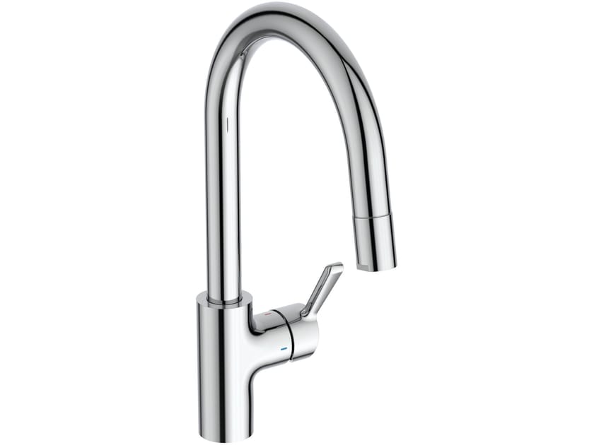 Однорычажный кухонный смеситель со съемным ручным душем Ideal Standard Ceralife ARCH-00029888