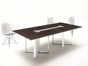 Ultom Прямоугольный стол для совещаний с системой управления кабелями Modi