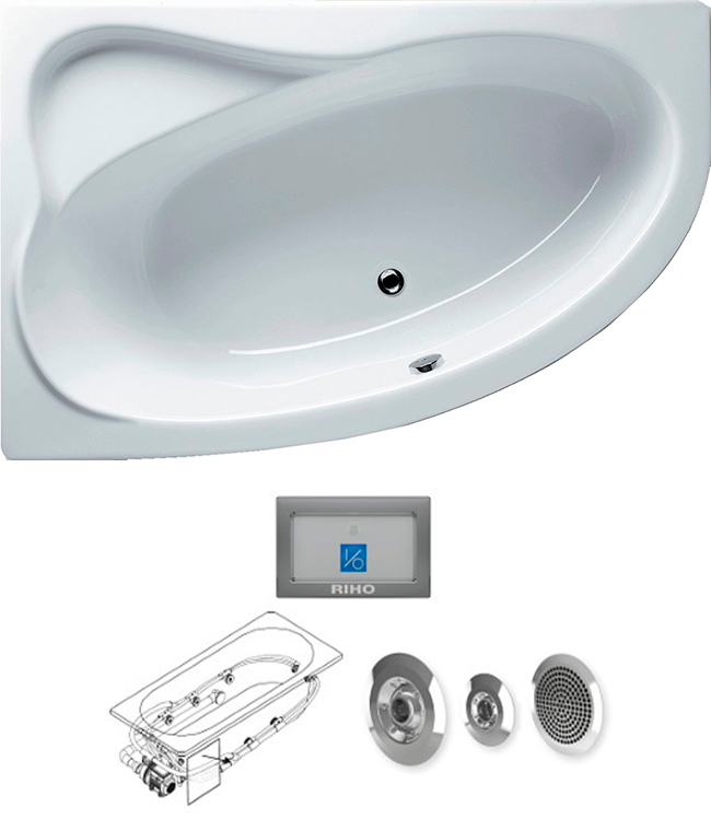 BA6300500000000_top1 Гидромассажная ванна Riho Lyra Santreyd - Вид №5