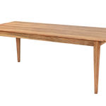 0046-17 Загородный стол с закругленной конической ножкой ijlbrown  - Вид №3