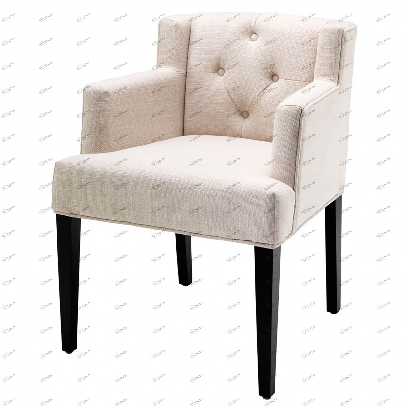 Обеденный стул с подлокотниками Boca Raton от Eichholtz Белый EICHHOLTZ EICHHOLTZ 060805 Белый 