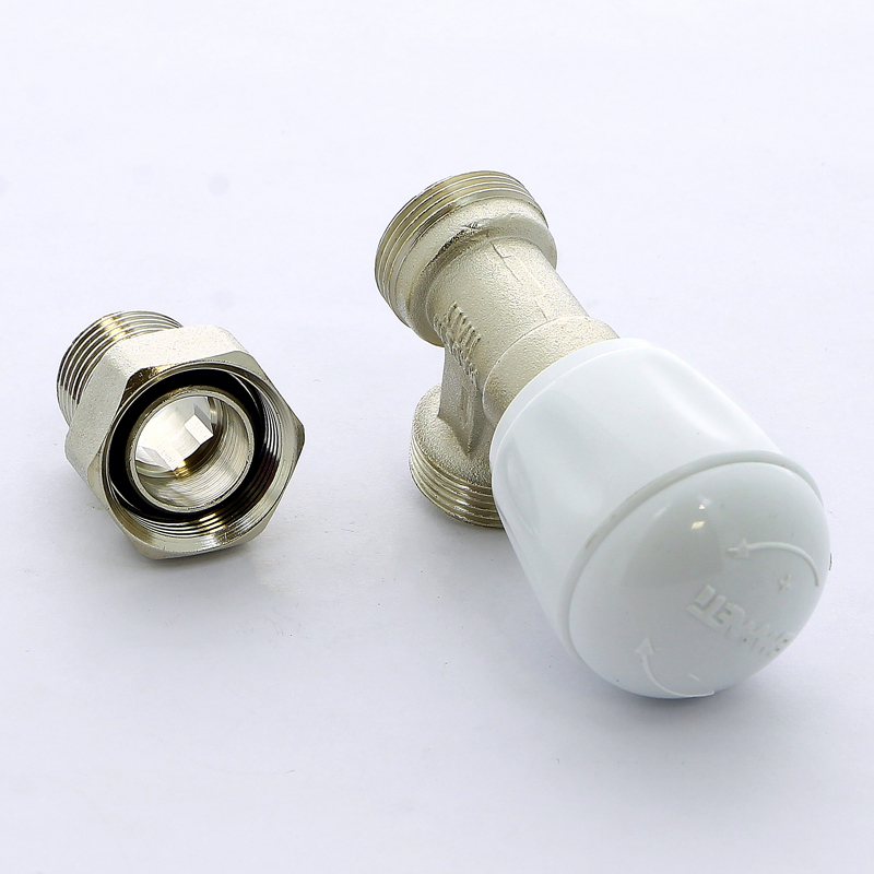 Вентиль НН угловой для радиаторов с разъемным соединением EMMETI 1/2"-М24x19 01350304 - Вид №1