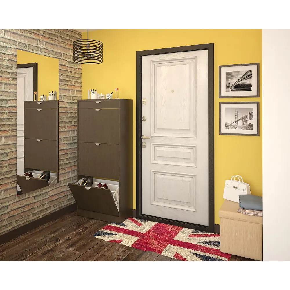 Каркас закрытой обувницы 63x144x30 см ЛДСП цвет венге 18160707 STLM-2148594 Santreyd  - Вид №5