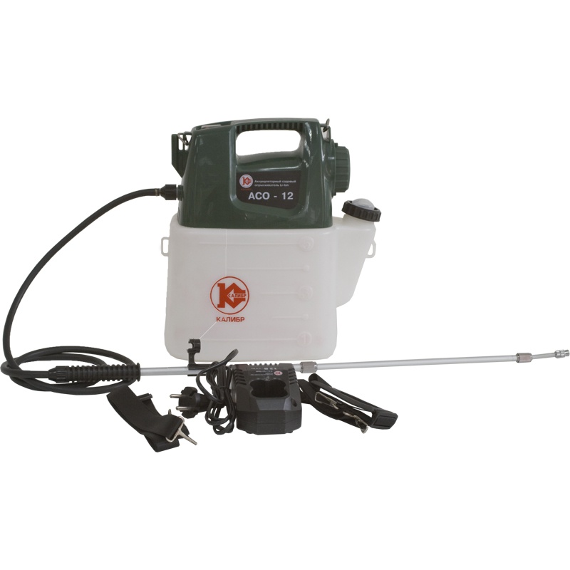 48762 Калибр Аккумуляторный садовый опрыскиватель АСО-12  - Вид №1
