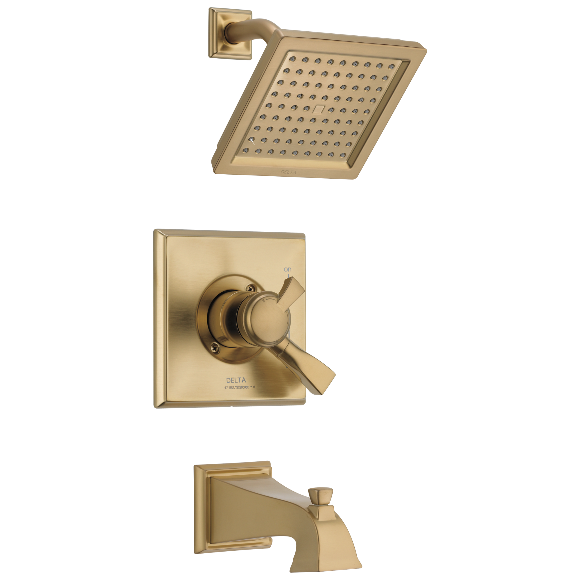 T17451-CZ Для ванны и душа Monitor® 17 Series Delta Faucet Dryden Шампанское бронза 