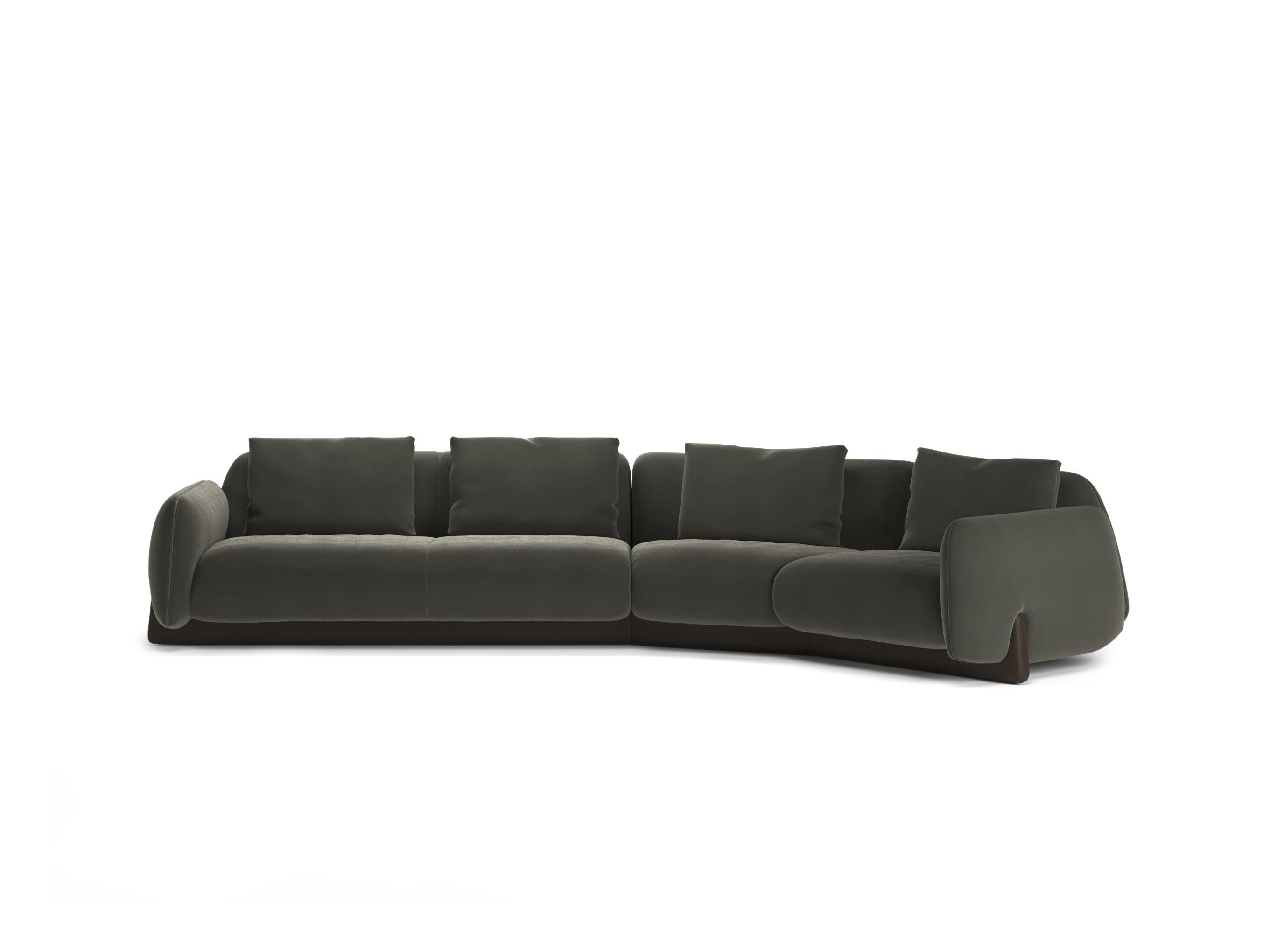 Кожаный угловой диван Natuzzi Italia Mirai ARCH-00042301 - Вид №2