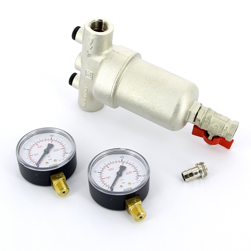 Фильтр промывной с двумя маноментрами ITAP 1/2" 18912 - Вид №3