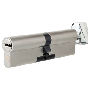 Цилиндр Apecs Premier XR-110-C15-NI, 55x55 мм, ключ/вертушка, цвет никель