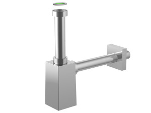 Хромированный латунный сифон для умывальника