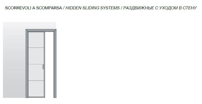 Лакированная стеклянная дверь Longhi Aluminiun Chic-Doors ARCH-00125169 - Вид №4