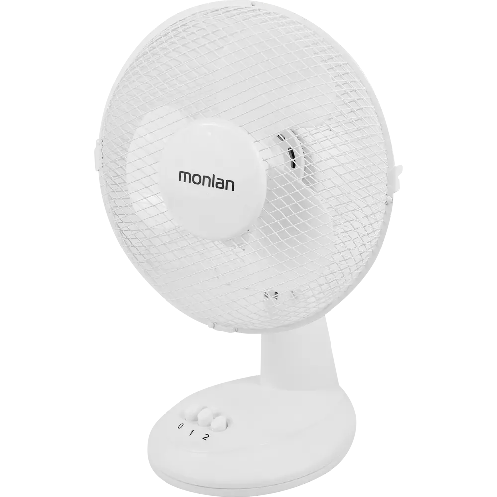 Вентилятор настольный Monlan MT-30W 30 Вт 27 см цвет белый STLM-2031142