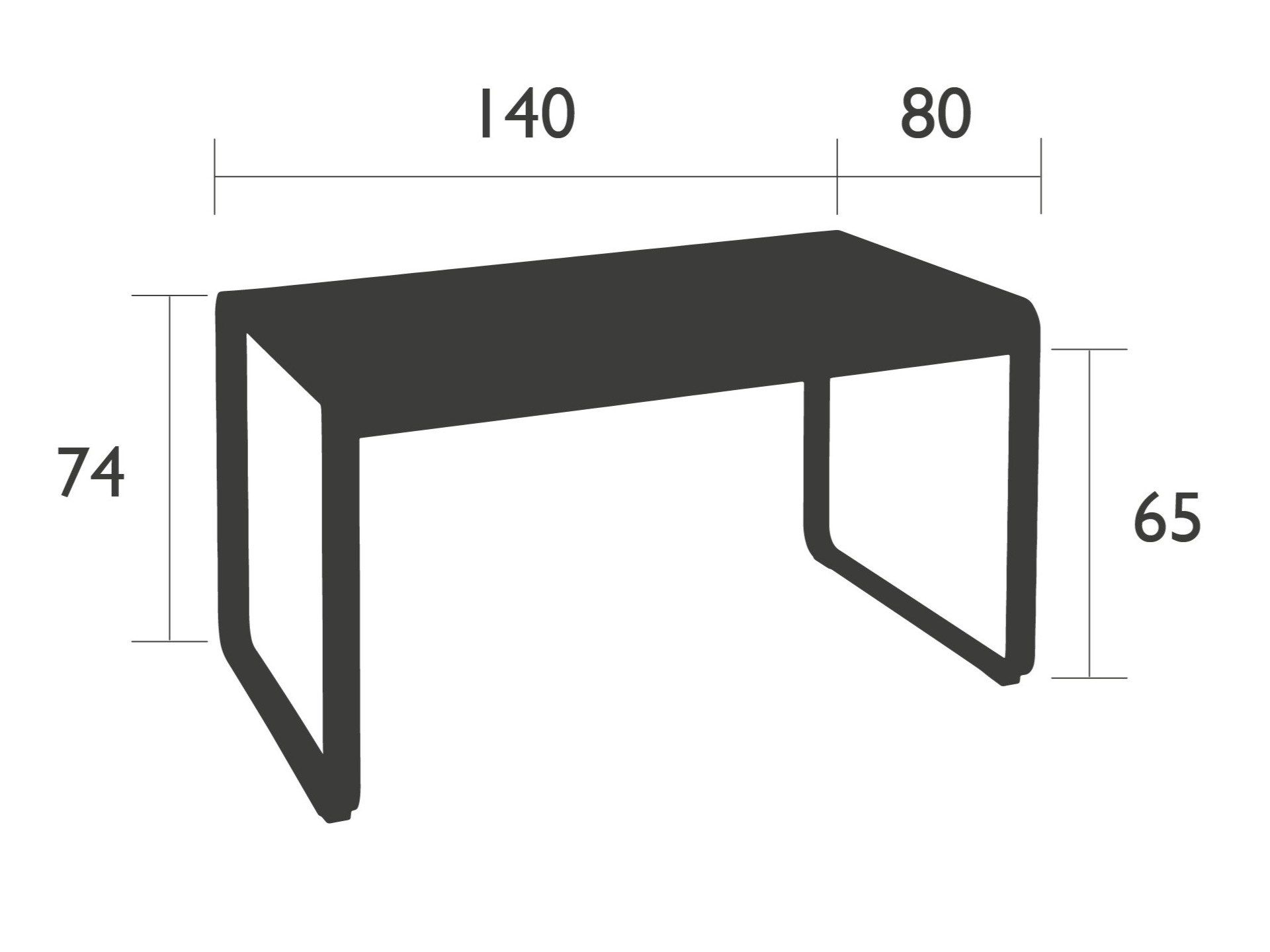 Прямоугольный садовый стол Fermob Bellevie ARCH-00059824 - Вид №8