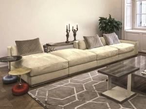 Longhi Секционный кожаный диван Loveluxe 2015 – regency collection W 546