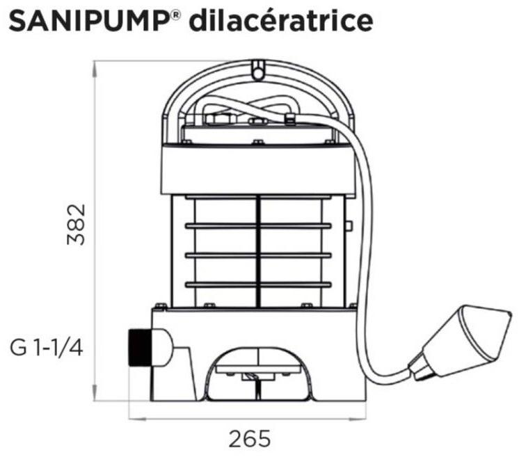 Sanitrit Погружной насос для отвода чистой и темной воды sun-id-1466391 - Вид №3