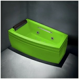 Ванна с гидро и аэромассажем салатовая gruppo treesse blanque 1690 SXATCV166AS