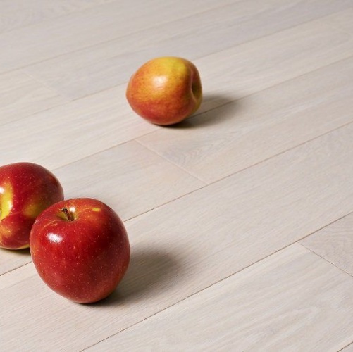 Массивная доска Amber Wood Белая Ночь Дуб (Гладкая) 300-1800х150 мм 2600300273 - Вид №1