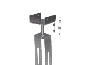 Универсальный кронштейн для крепления конька для деревянных или бетонных опор