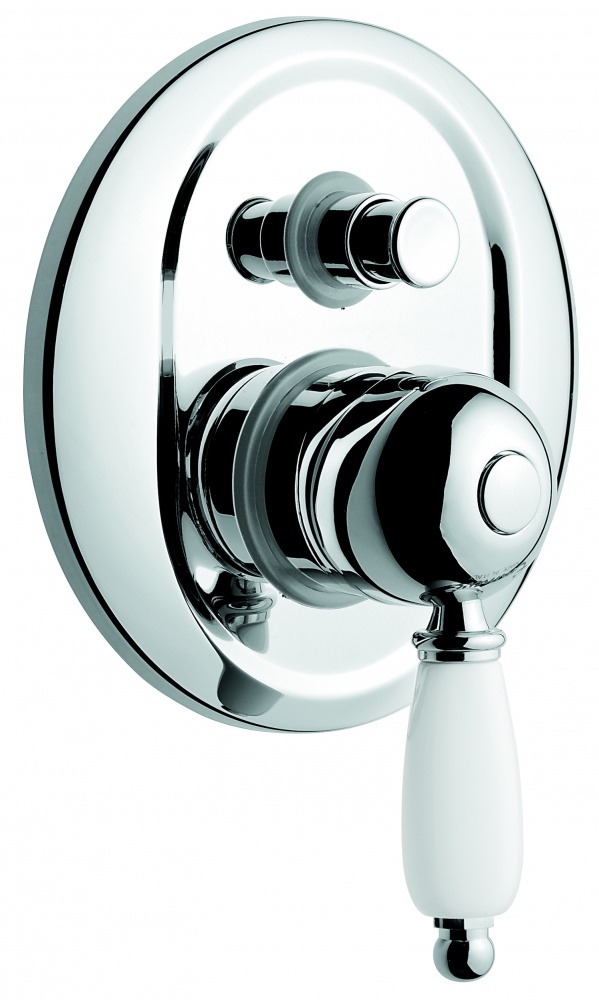 40019BR Внутристенный смеситель Laguna на 2 выхода, цвет бронза EMMEVI