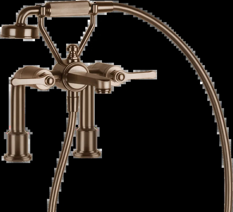 Смеситель для ванны 65115 708 Gessi Venti20 МЕДНЫЙ МАТОВЫЙ PVD