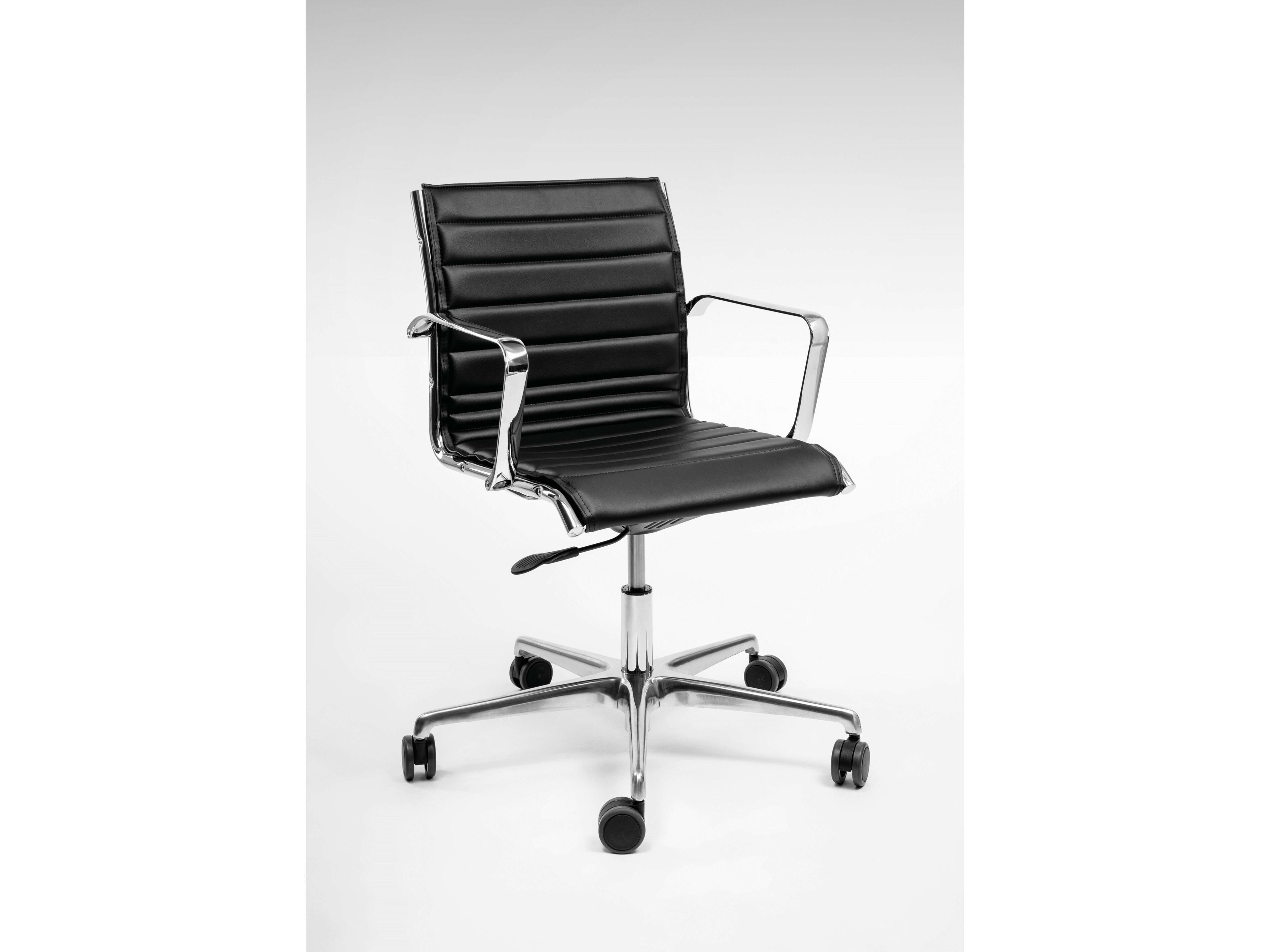 Кожаный офисный стул с подлокотниками с 5 спицами AP Factor Луизиана ARCH-00089363 - Вид №1