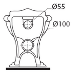 ML.IMP-25.311.BI Приставной унитаз напольный Белый Migliore  Италия  - Вид №5
