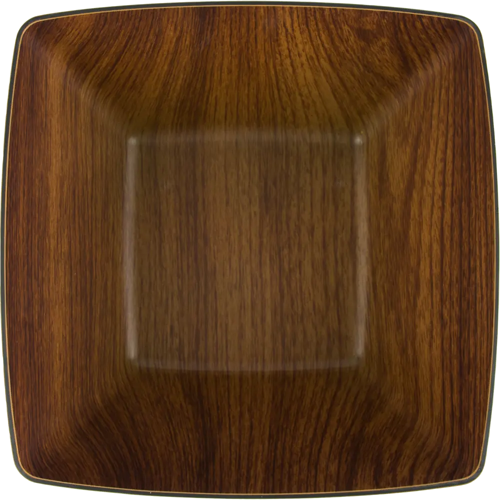 Салатник квадратный 23.5x23.5x10.5 см пластик коричневый 85044191 STLM-2040050 EVELIN  - Вид №1