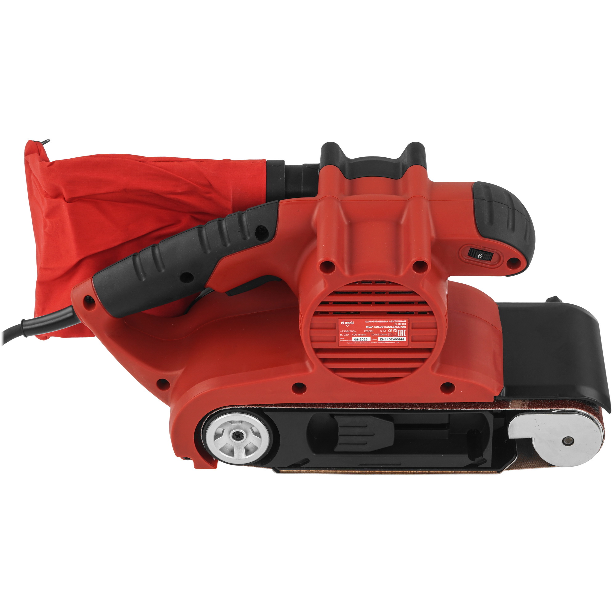 Ленточная шлифмашина Elitech МШЛ 1210Э 9088435 STDN-0088716