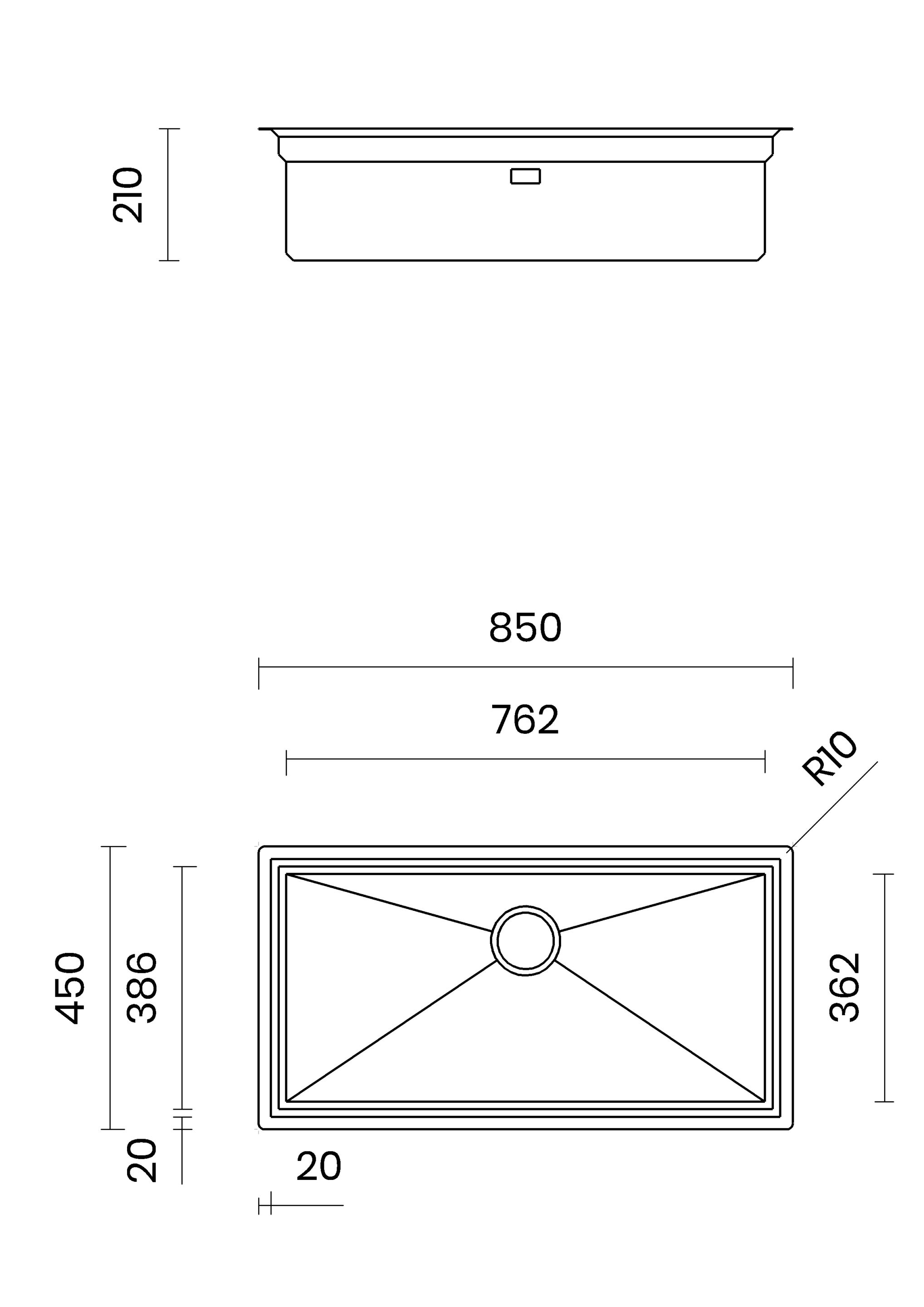 Раковина из нержавеющей стали TASCA Harmony Workstation ARCH-00143309 - Вид №8
