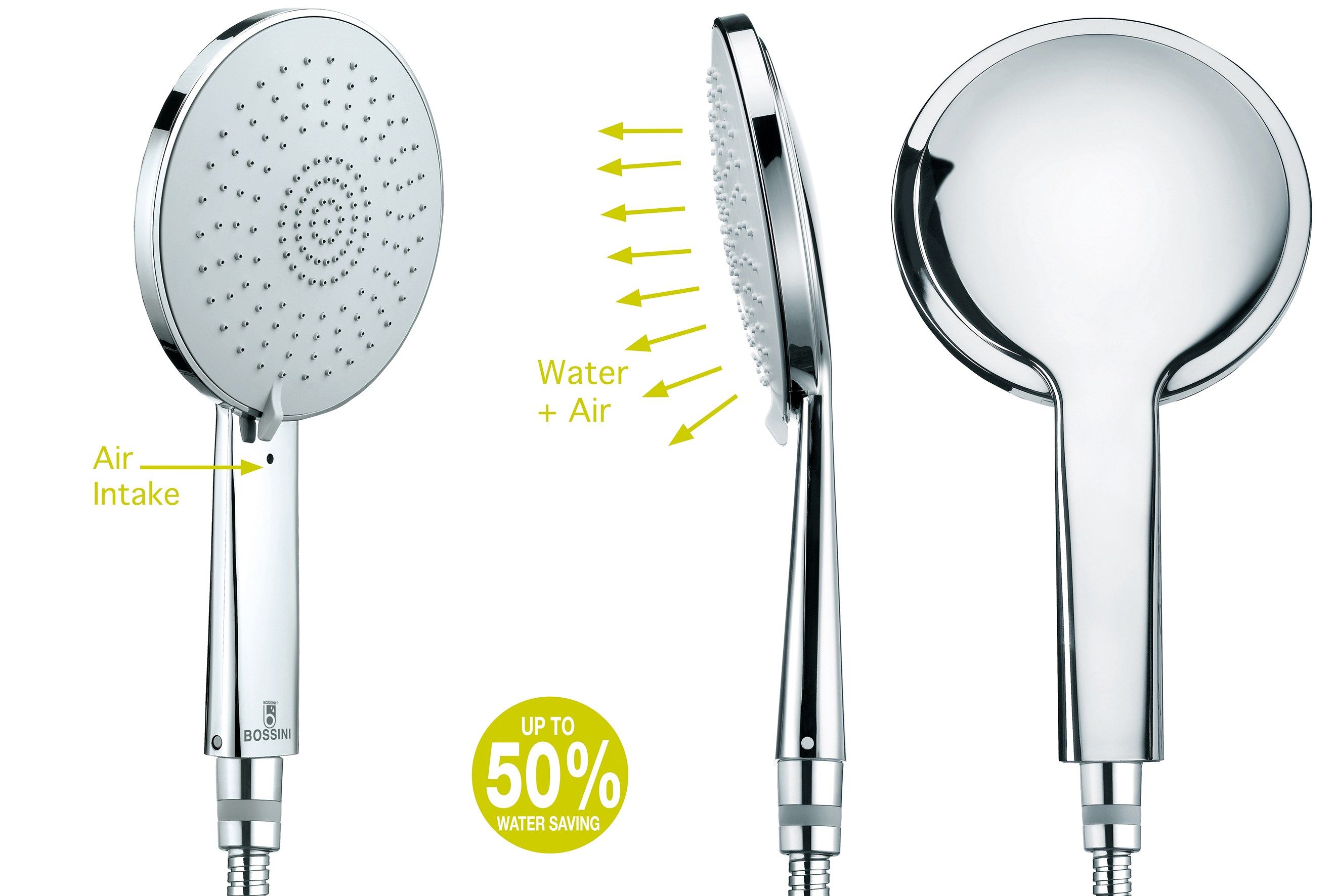 Ручной душ с 3 струями Bossini Mixa / 3 Fitair ARCH-00089004