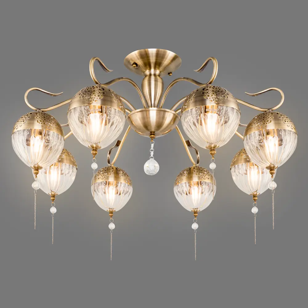 Люстра «Faberge» 594/8PL 8хЕ14х40 Вт цвет античная бронза Escada STLM-2025222 - Вид №2