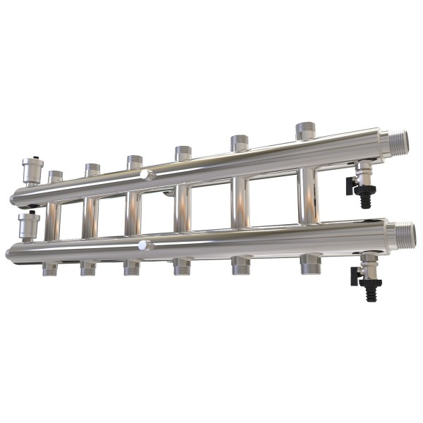 Купить Распределительный коллектор 85 кВт, 7 контуров Прокситерм GK327 - Вид №2