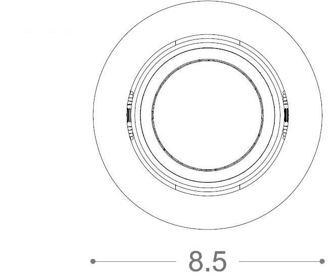 PURALUCE Регулируемый встраиваемый светодиодный светильник sun-id-1393174 - Вид №2