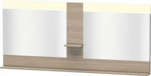 VE736203131 Vero Зеркало с полочками сбоку и внизу Сосна серебристая, декор