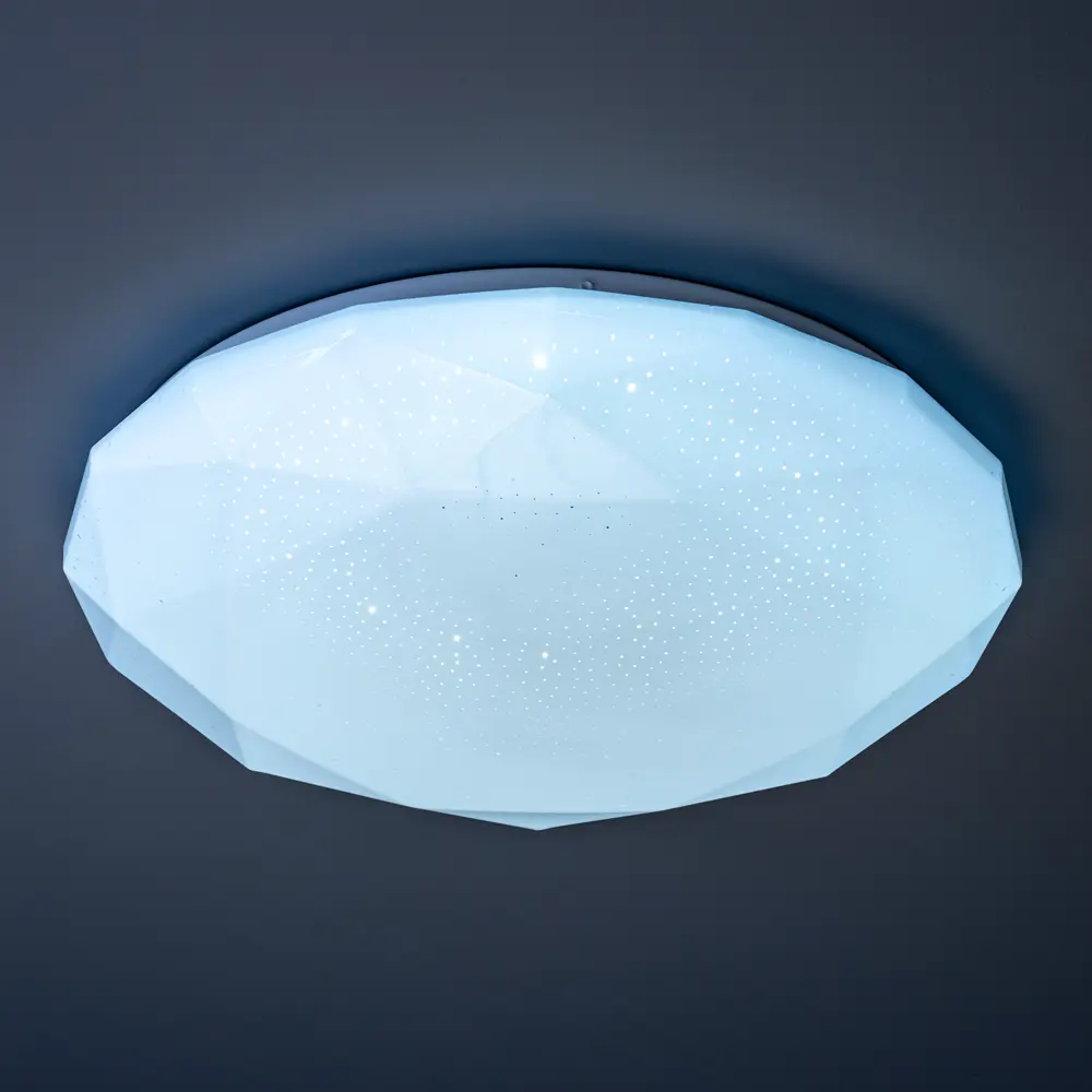 84428294 Светильник настенно-потолочный светодиодный диммируемый Ritter Brilliance c Алисой с д/у 60Вт 2700К-6500К+RGB цвет белый STLM-0049865  - Вид №1