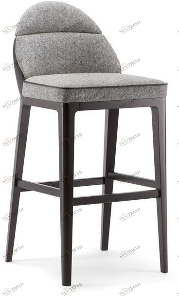 Tirolo Табурет из ткани со спинкой и подставкой для ног Aston 062 sg