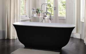 AMT-N-MBBK-NO Ванна отдельностоящая Victoria + Albert Amiata Matt Black