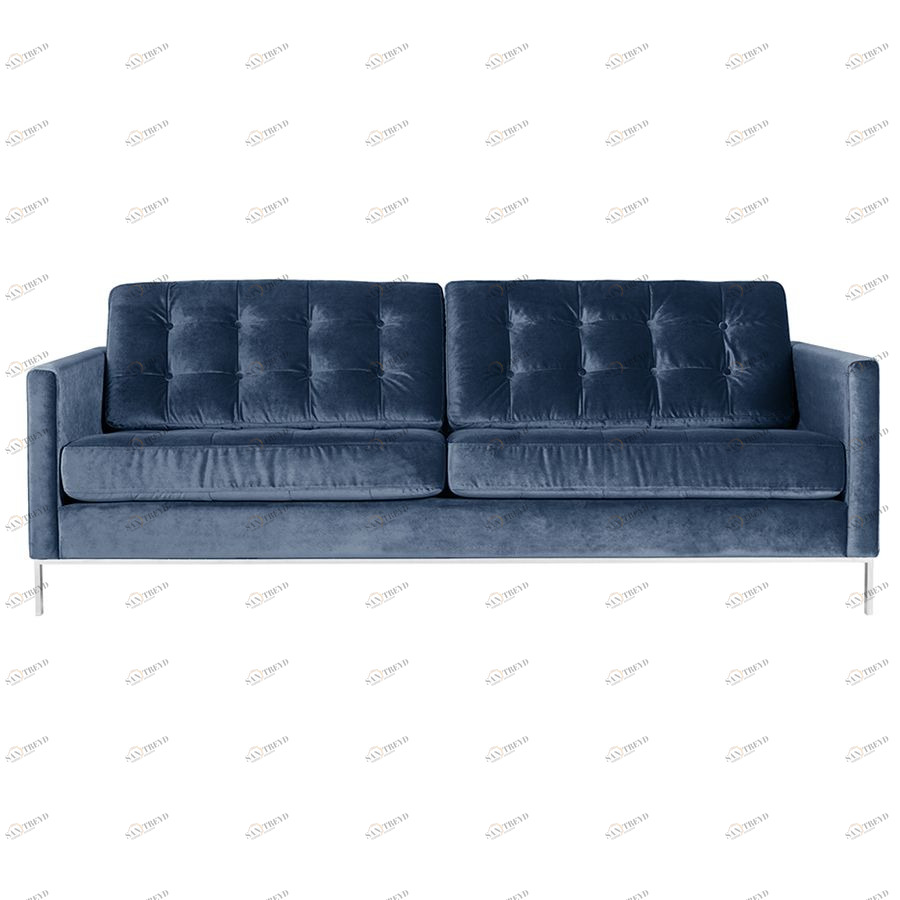 Диван Kalle, трехместный, синий Sits S1298