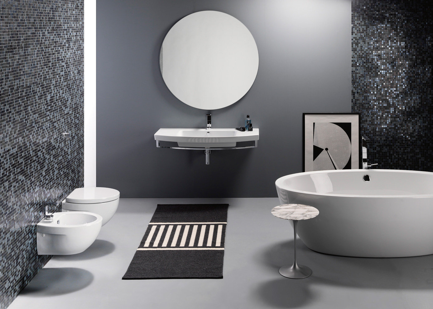 7724111 Встроенная раковина под столешницу овальная GSI ceramica Norm - Вид №2