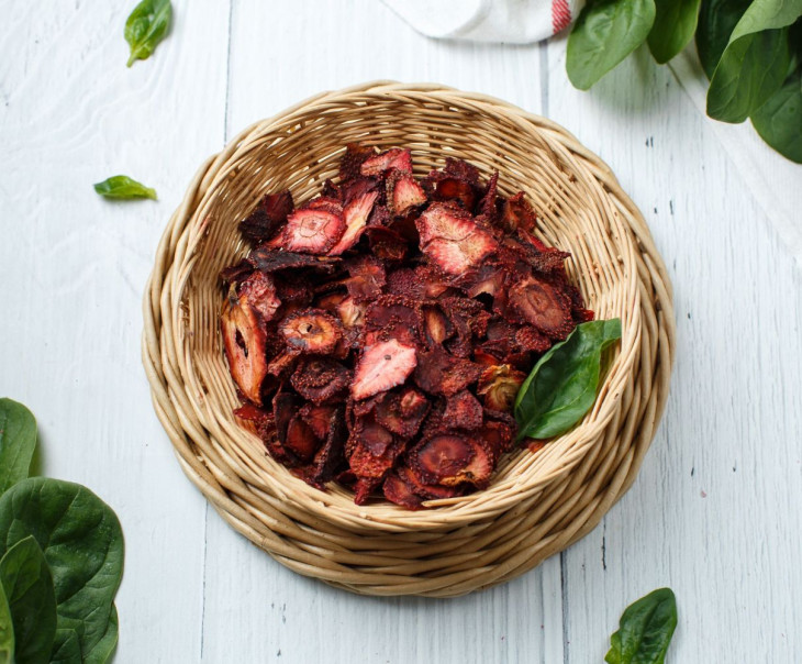 7107 Клубника сушеная Вкусляндия  - Вид №1