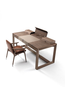 Стол из орехового дерева Canaletto с ящиками