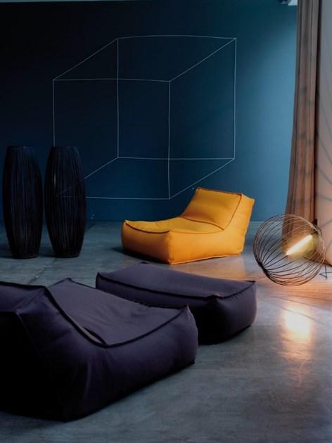 Verzelloni Прямоугольный пуф из ткани Zoe sun-id-1492266 - Вид №1