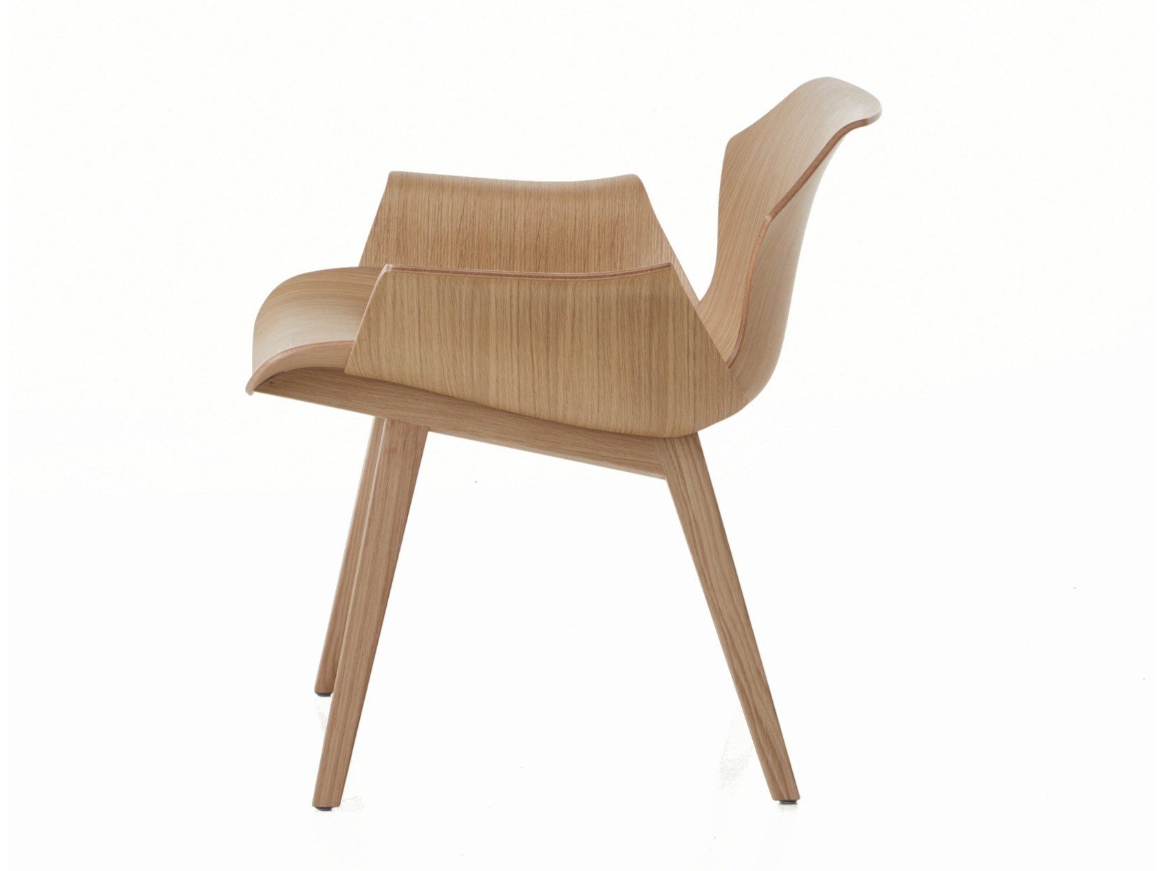 Деревянный стул с подлокотниками BassamFellows Petal ARCH-00119260 - Вид №2