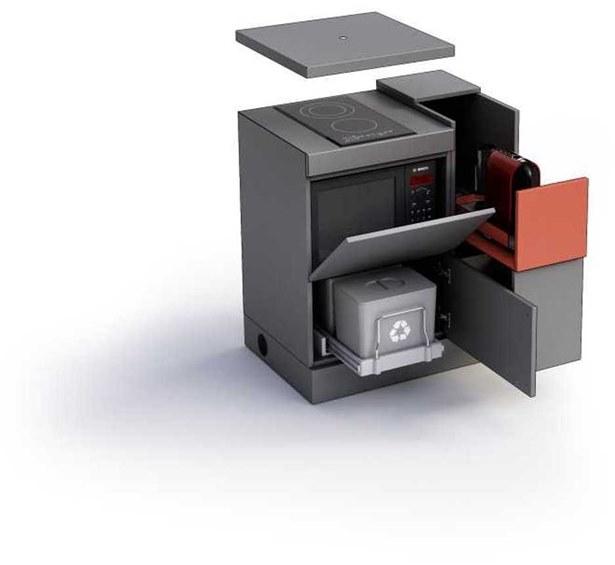 Bralco Мини-кухня с полуостровом Domomag sun-id-1447425 - Вид №6
