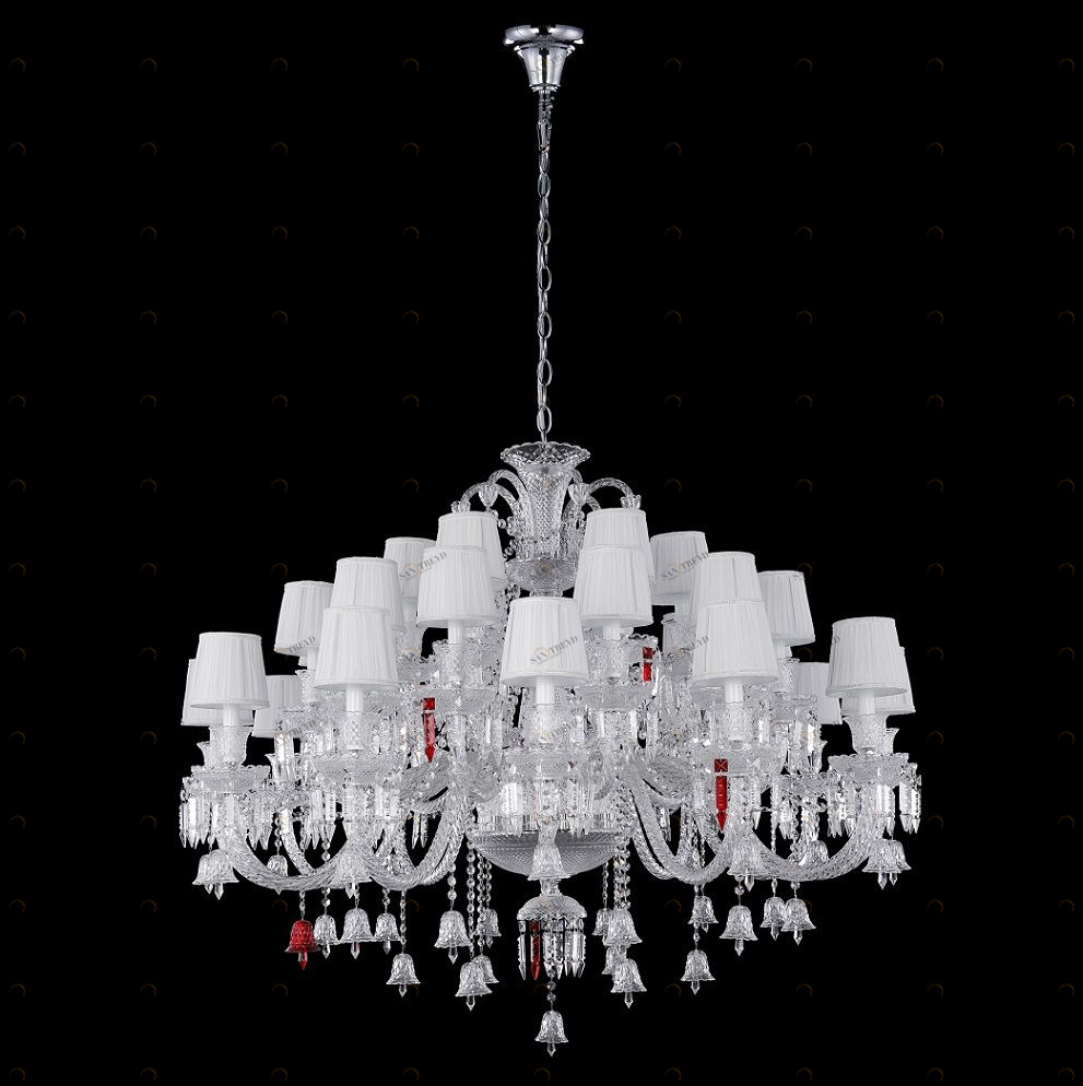 Подвесная люстра Crystal Lux Princess SP30 белая CRYSTAL LUX ДИЗАЙНЕРСКИЕ, PRINCESS 059452 Белый 