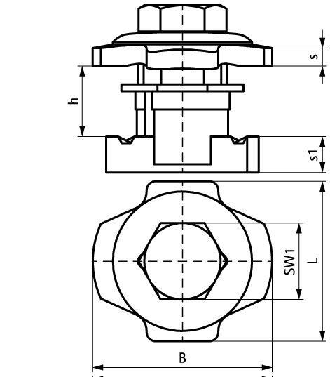 66519910 BIS PushStrut Болт для облегчённого монтажа сложных конструкций из профиля walraven  - Вид №1