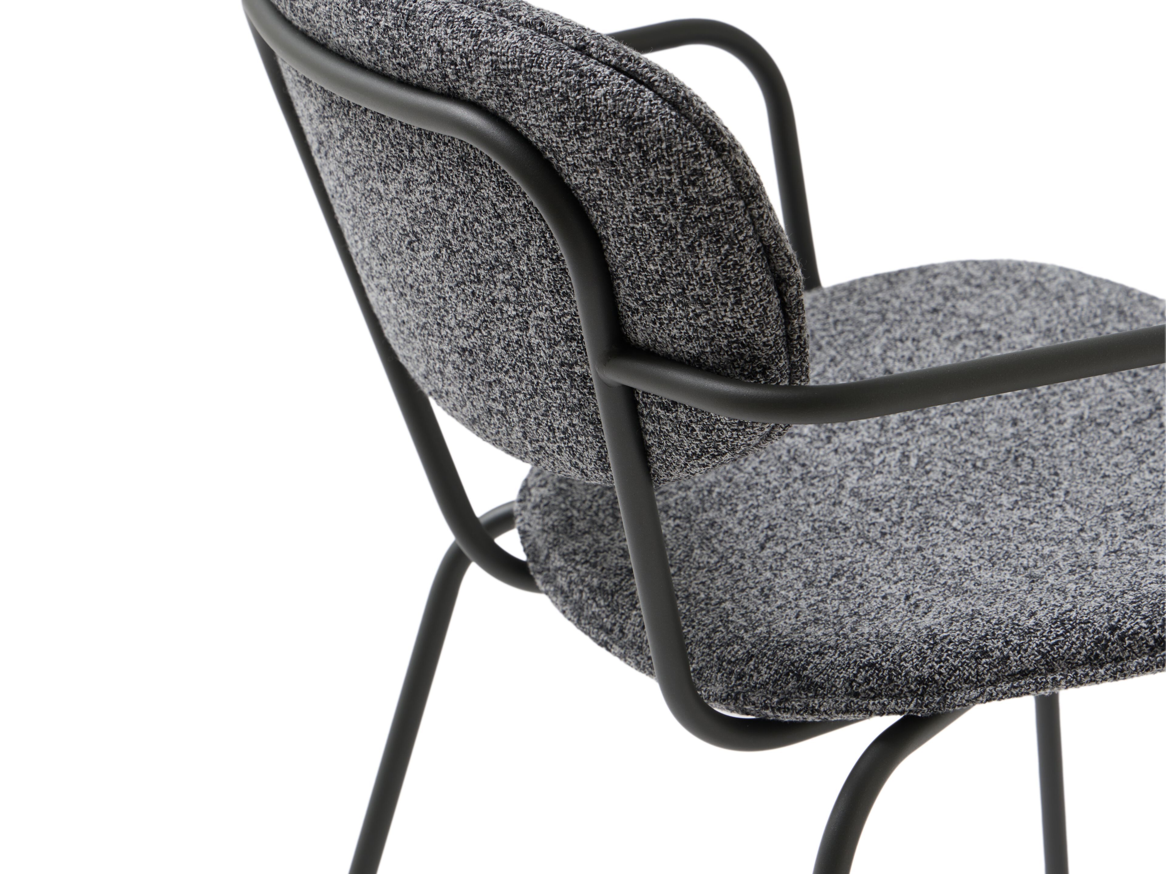 Мягкий тканевый стул с подлокотниками MOBLIBERICA Silueta ARCH-00108279 - Вид №9