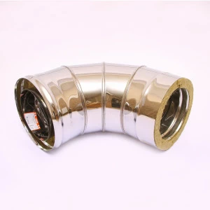 Сэндвич-колено 90" Ferrum Ф150х210 оцинкованная сталь (430/0,5мм)